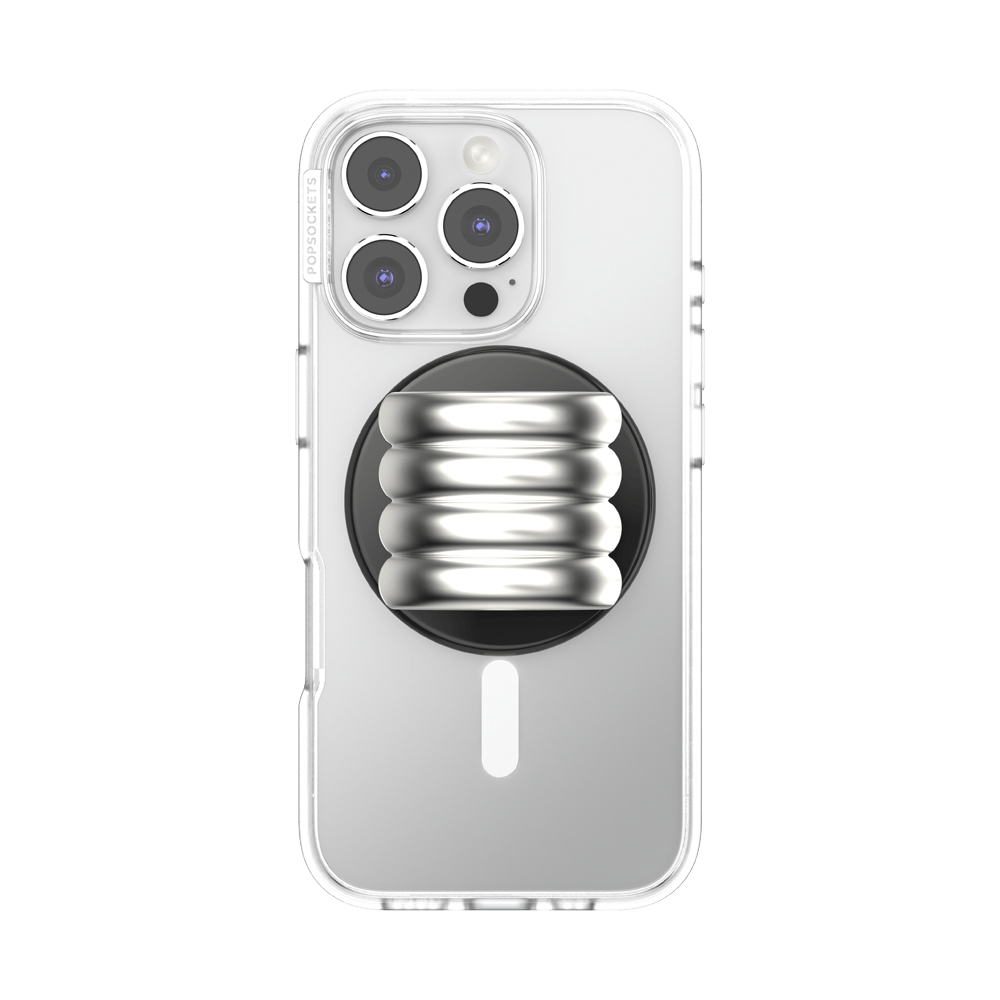 Enamel Puffy Stack Silver —  MagSafe PopGrip - US 83374