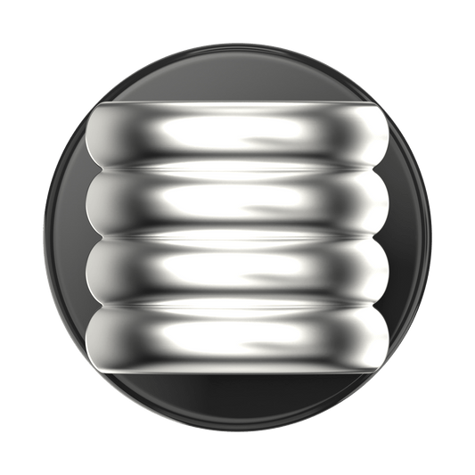 Enamel Puffy Stack Silver —  MagSafe PopGrip - US 94634
