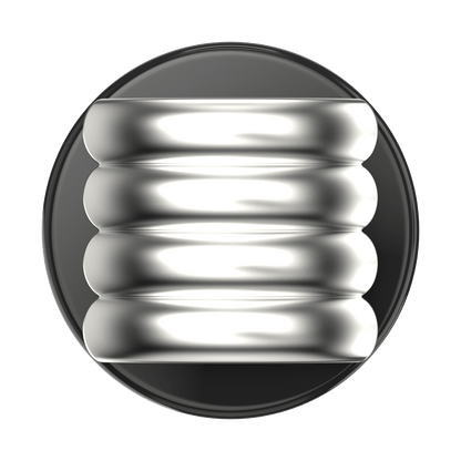 Enamel Puffy Stack Silver —  MagSafe PopGrip - US 83374
