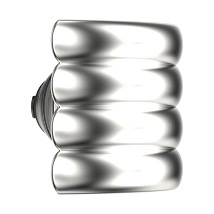 Enamel Puffy Stack Silver — PopTop - US 55196