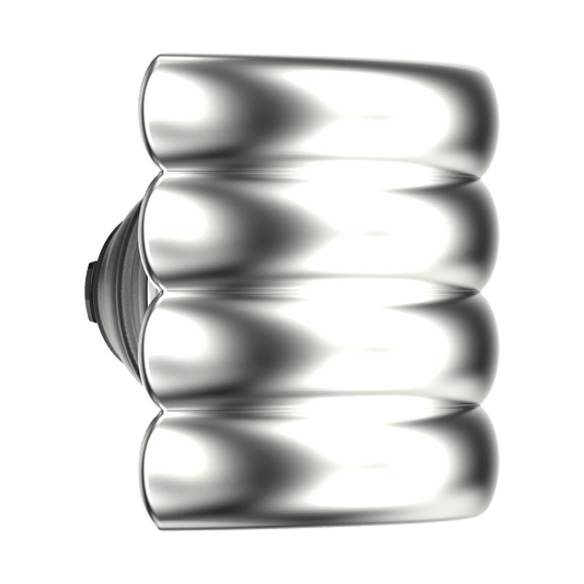 Enamel Puffy Stack Silver — PopTop - US 55196