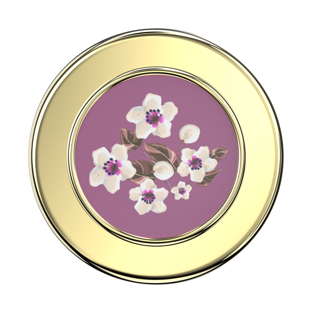 Enamel Floral Mauve — MagSafe PopGrip - US 76939