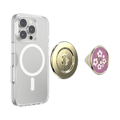 Enamel Floral Mauve — MagSafe PopGrip - US 76939