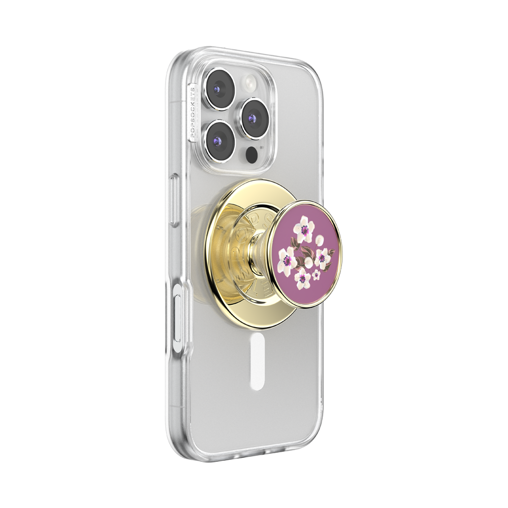 Enamel Floral Mauve — MagSafe PopGrip - US 76939