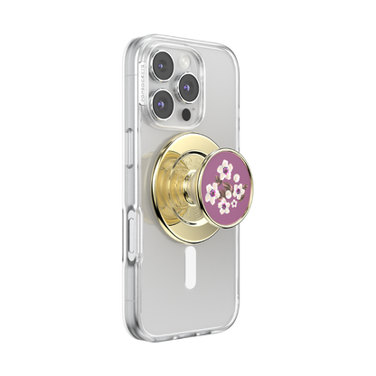 Enamel Floral Mauve — MagSafe PopGrip - US 57662