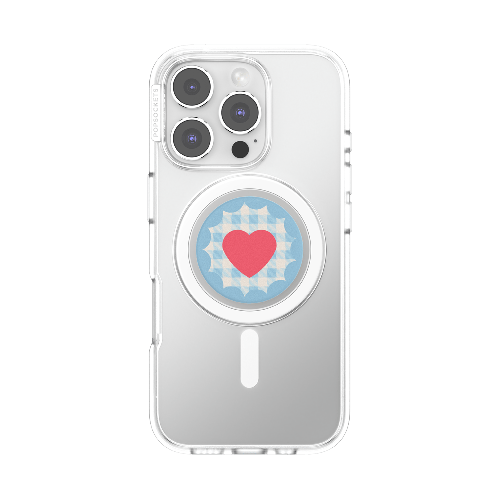 Gingham Heart —  MagSafe PopGrip - US 17148