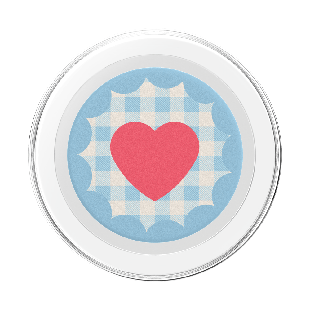 Gingham Heart —  MagSafe PopGrip - US 37826