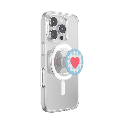 Gingham Heart —  MagSafe PopGrip - US 64286