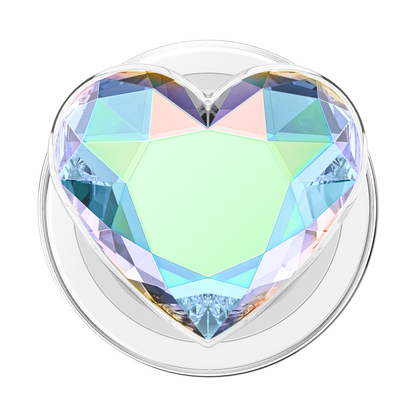 Iridescent Crystal Heart — MagSafe PopGrip - US 77822
