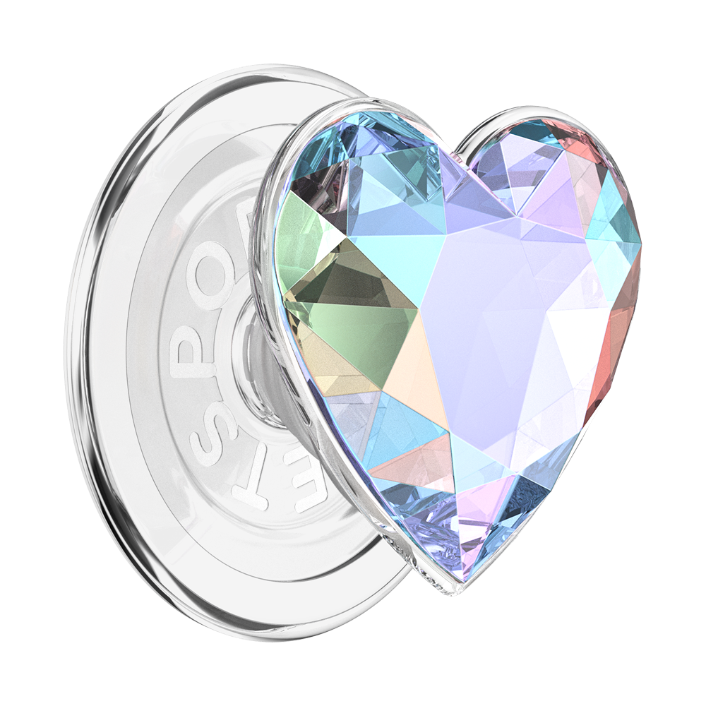 Iridescent Crystal Heart — MagSafe PopGrip - US 61777