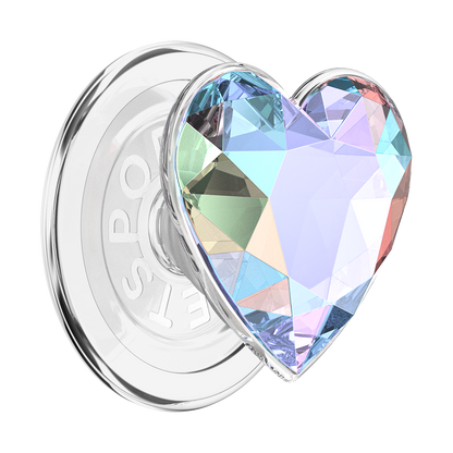 Iridescent Crystal Heart — MagSafe PopGrip - US 61777