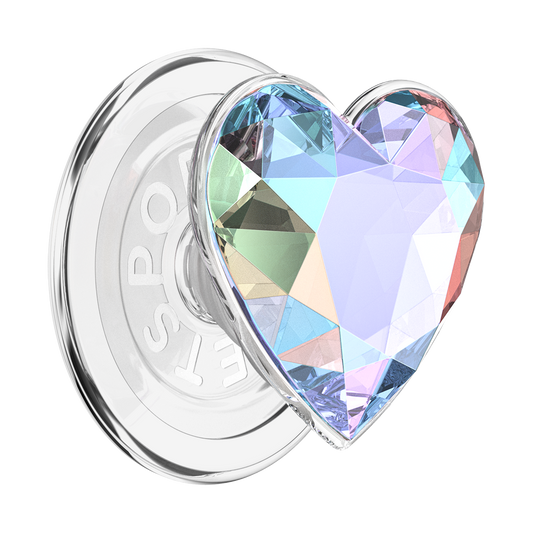 Iridescent Crystal Heart — MagSafe PopGrip - US 61777