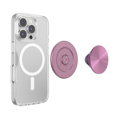 Aluminum Mauve Radial — MagSafe PopGrip - US 92734