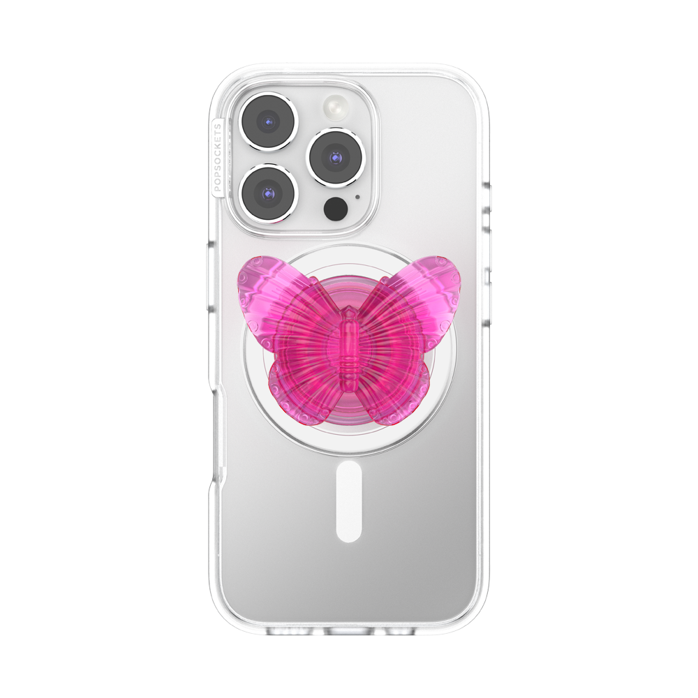 Molded Butterfly Magenta — MagSafe PopGrip - US 73187