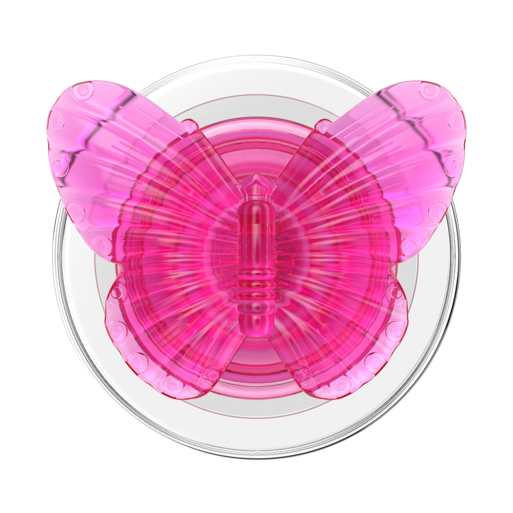 Molded Butterfly Magenta — MagSafe PopGrip - US 28061