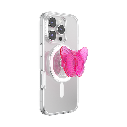 Molded Butterfly Magenta — MagSafe PopGrip - US 53575