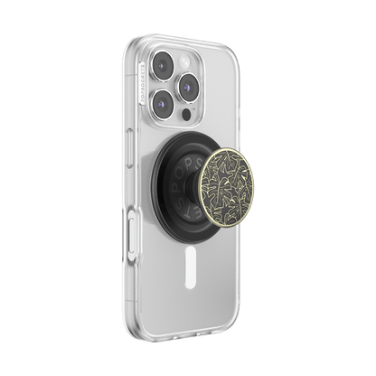Enamel Monstera Black — MagSafe PopGrip - US 19917
