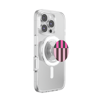 Pop of Pink Stripe — MagSafe PopGrip - US 80012