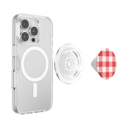 Red Gingham — MagSafe PopGrip - US 77099
