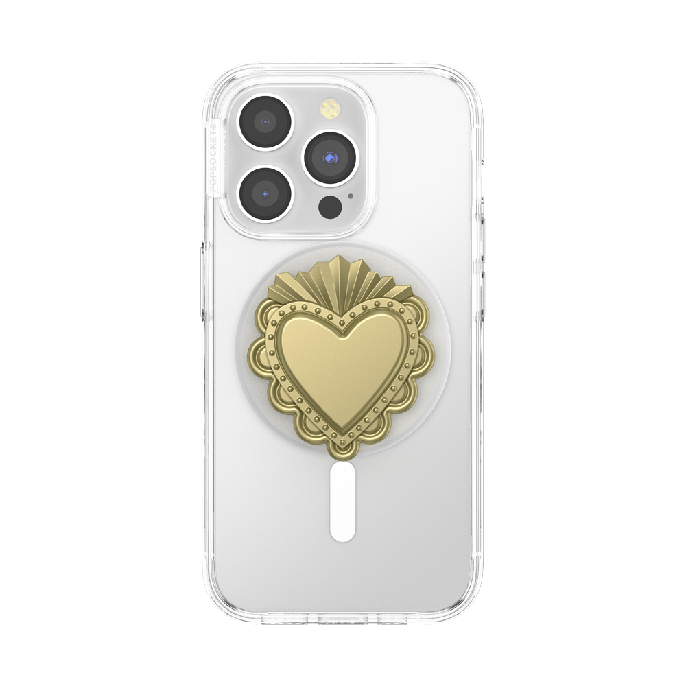 PopOut Sacred Heart Gold — MagSafe PopGrip - US 38617