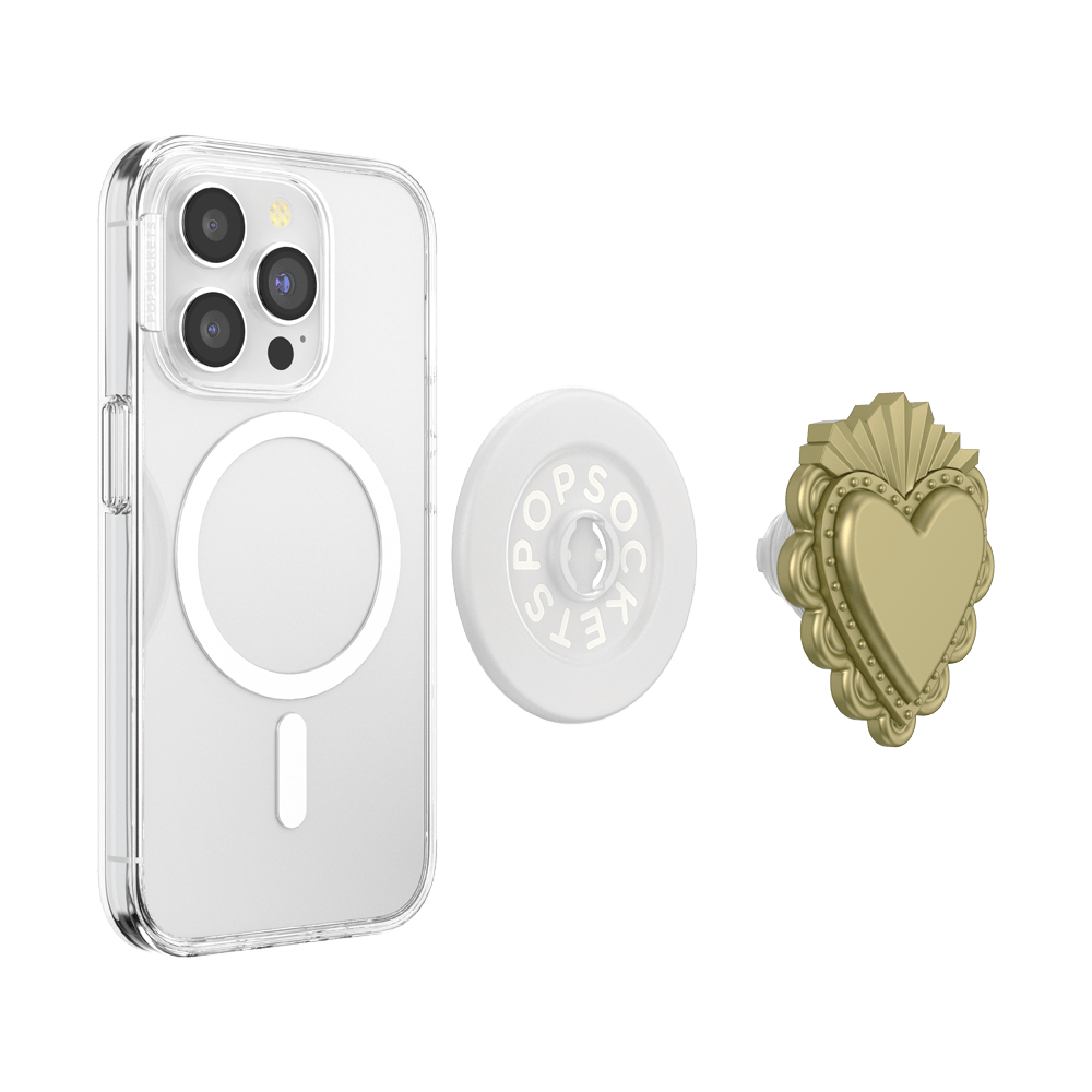 PopOut Sacred Heart Gold — MagSafe PopGrip - US 67225