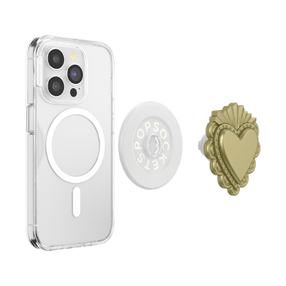 PopOut Sacred Heart Gold — MagSafe PopGrip - US 38617