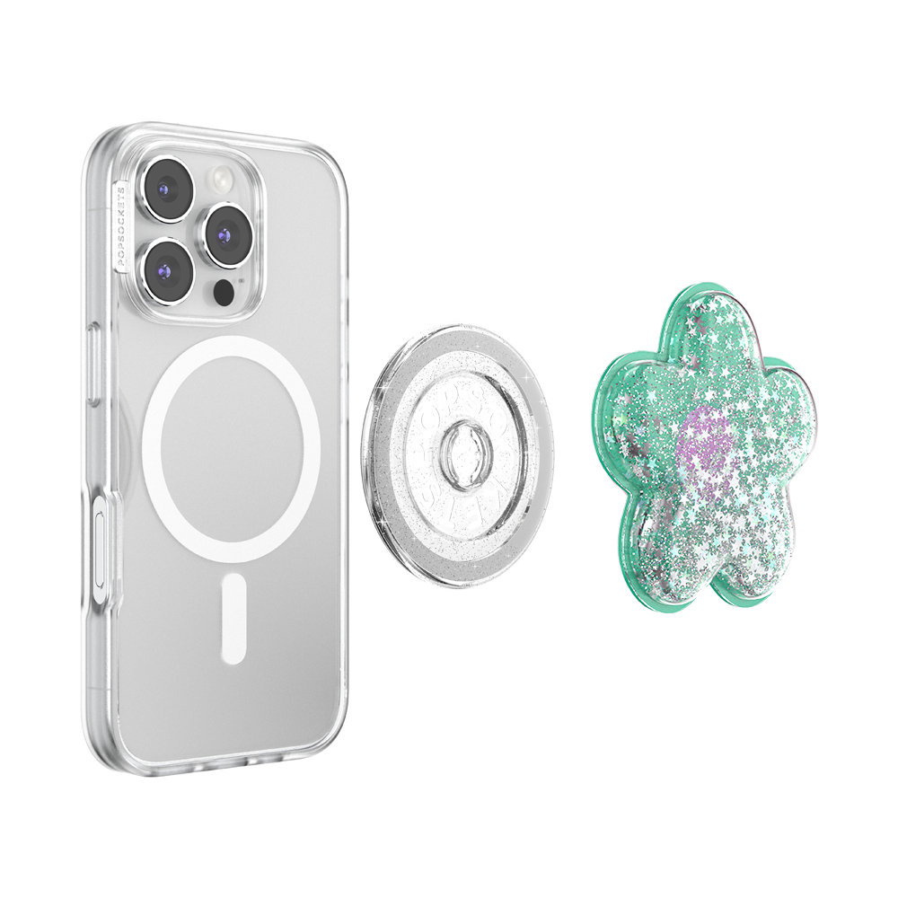 Tidepool Squishy Daisy Turquoise — MagSafe PopGrip - US 63334