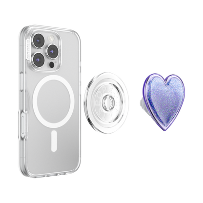 Tidepool Squishy Heart Lavender — MagSafe PopGrip - US 16150