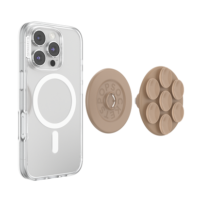 Latte— MagSafe Suck-Up Grip & Mount - US 47747