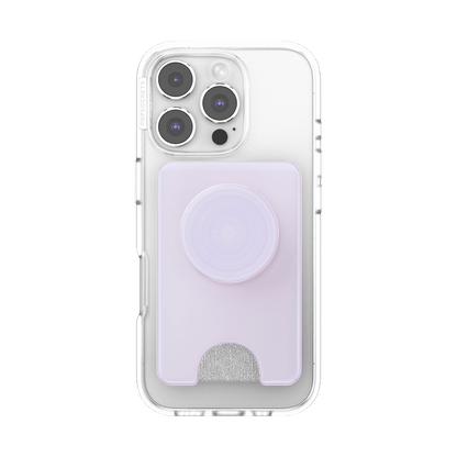 Opalescent White — MagSafe Kick-Out PopWallet+ & Stand - US 02008