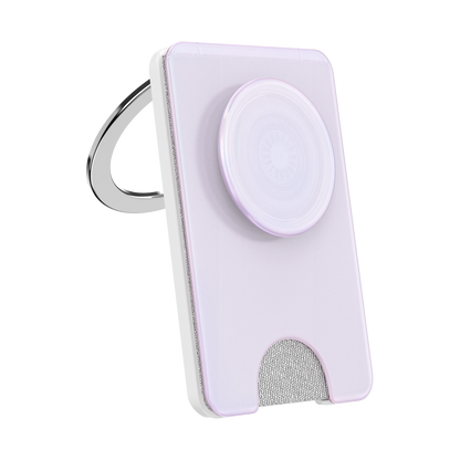 Opalescent White — MagSafe Kick-Out PopWallet+ & Stand - US 51346
