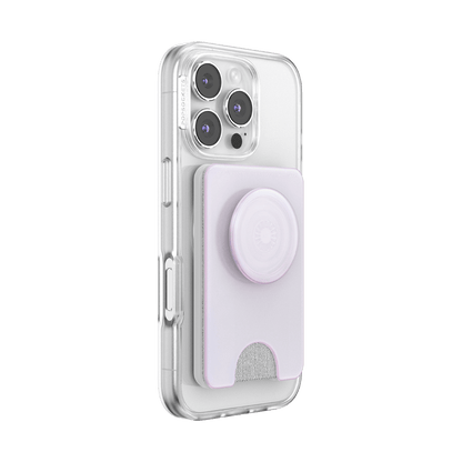 Opalescent White — MagSafe Kick-Out PopWallet+ & Stand - US 01514