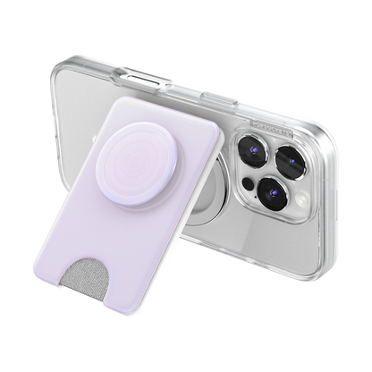 Opalescent White — MagSafe Kick-Out PopWallet+ & Stand - US 02008