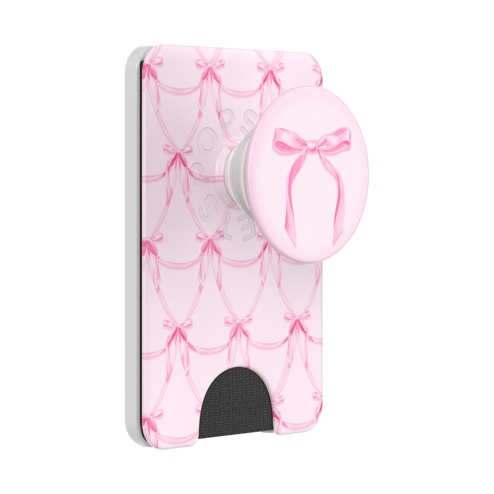 Satin Bow Blush — MagSafe PopWallet+ - US 30061