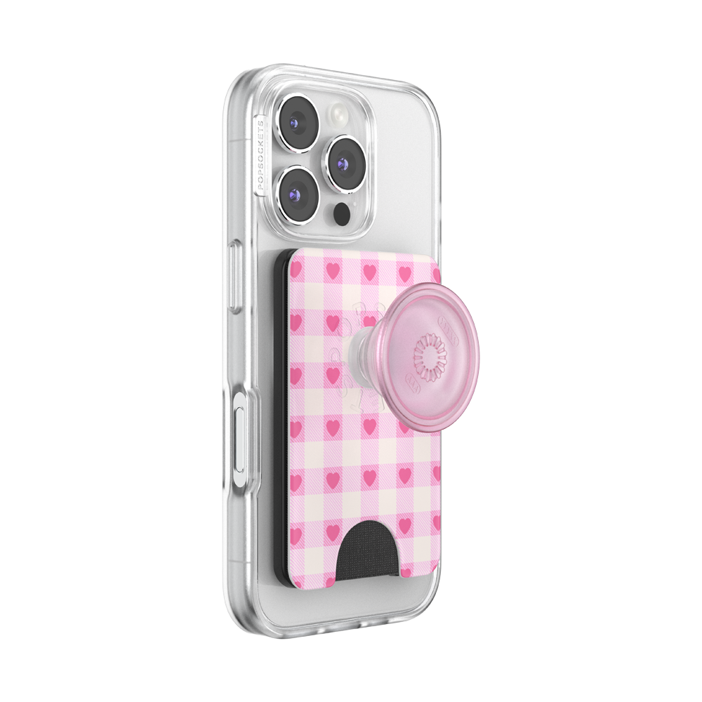 Blush Gingham — MagSafe PopWallet+ - US 06425