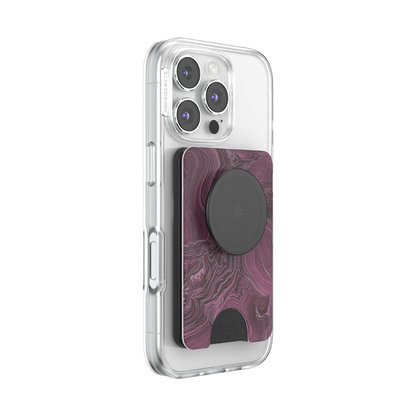 Burgundy Vein — MagSafe PopWallet+ - US 06171