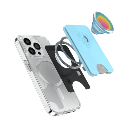 Butterfly Pea Blue Boca Aura — MagSafe PopWallet+ - US 00660
