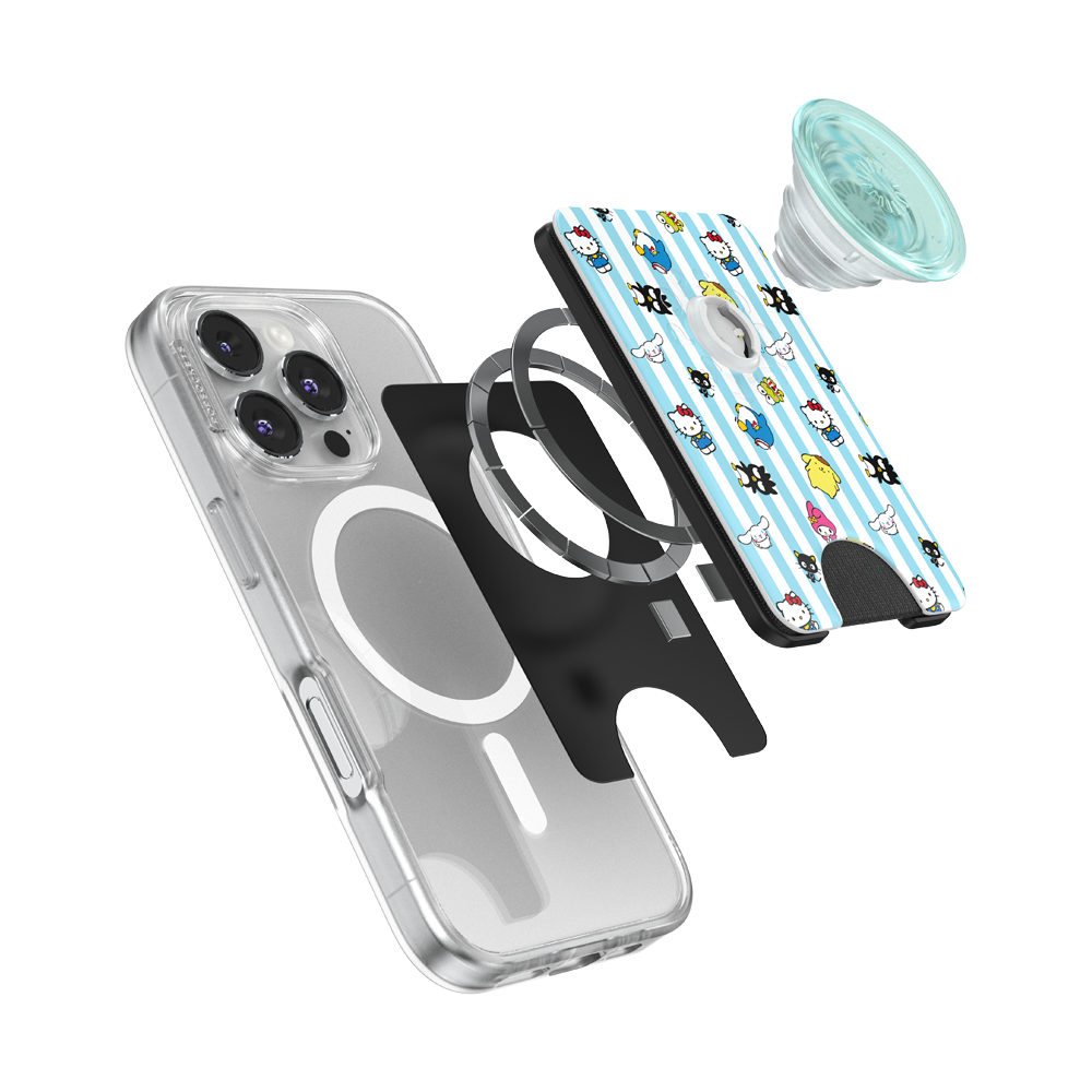 Hello Kitty and Friends Stripe —  MagSafe PopWallet+ - US 79805