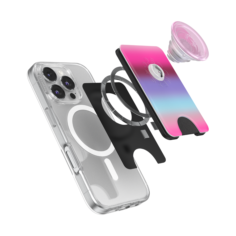 Pink Ombre Tide — MagSafe PopWallet+ - US 40201