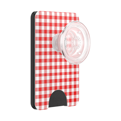 Red Gingham — MagSafe PopWallet+ - US 04765