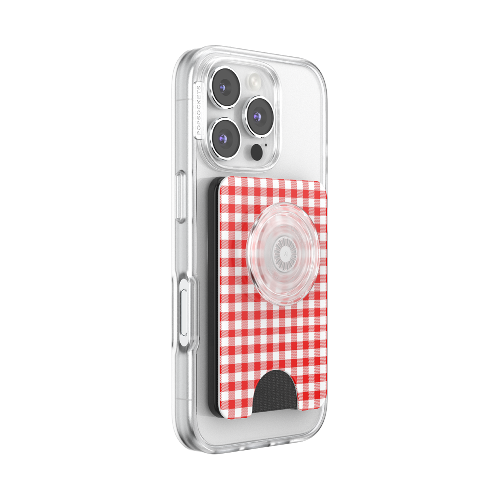 Red Gingham — MagSafe PopWallet+ - US 04765