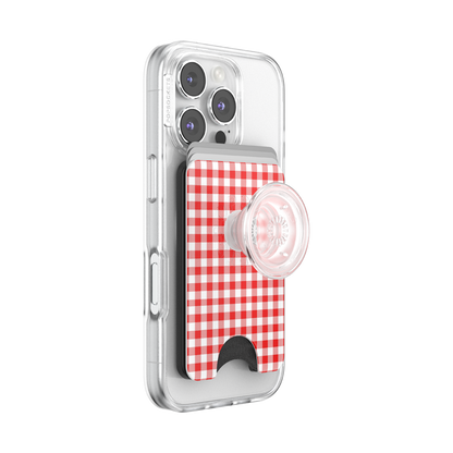 Red Gingham — MagSafe PopWallet+ - US 65005