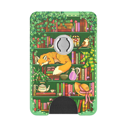 Storied Shelves Green — MagSafe PopWallet+ - US 73440