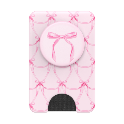 Satin Bow Blush — MagSafe PopWallet+ - US 27992
