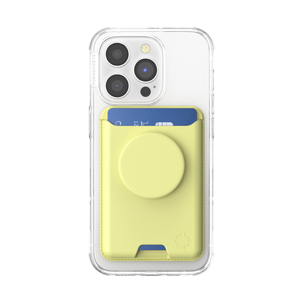 Butter Yellow — Softgoods MagSafe PopWallet+ - US 91722