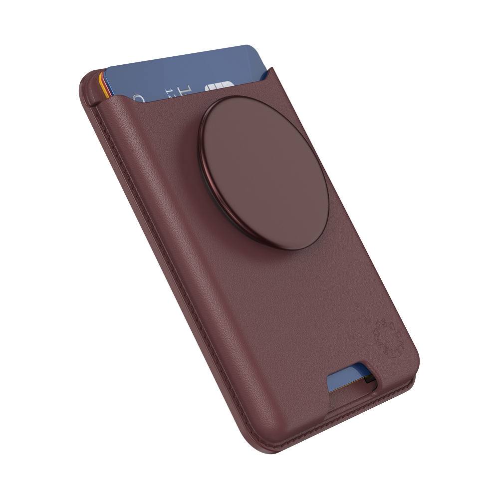 Aluminum Oxblood — Softgoods MagSafe PopWallet+ - US 22666