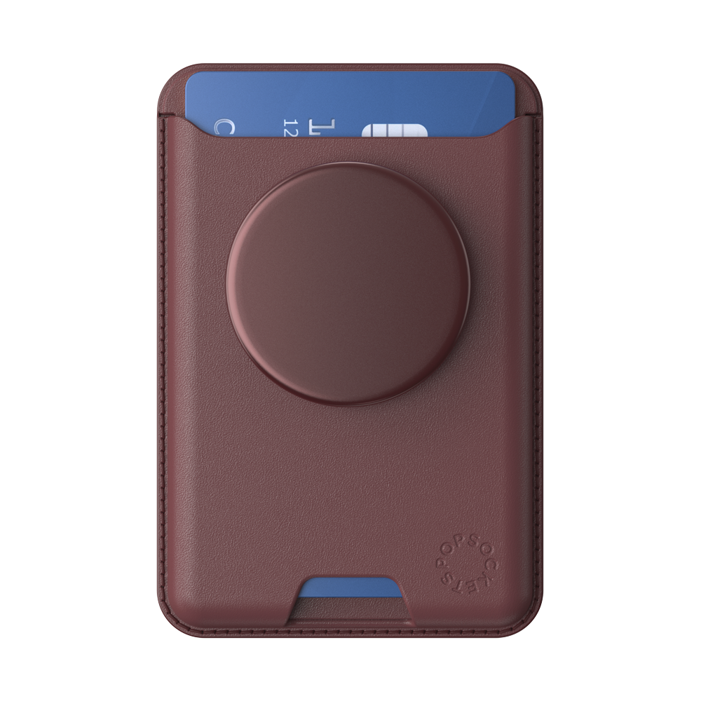 Aluminum Oxblood — Softgoods MagSafe PopWallet+ - US 64350