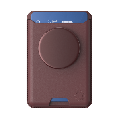 Aluminum Oxblood — Softgoods MagSafe PopWallet+ - US 64350