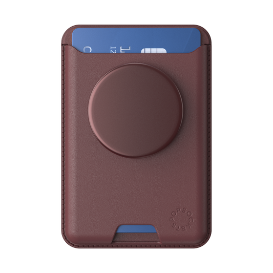 Aluminum Oxblood — Softgoods MagSafe PopWallet+ - US 64350
