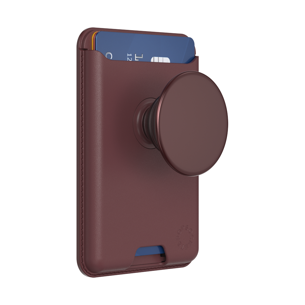 Aluminum Oxblood — Softgoods MagSafe PopWallet+ - US 50509